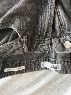 Garage Gray Wash High-Rise Denim Jeans